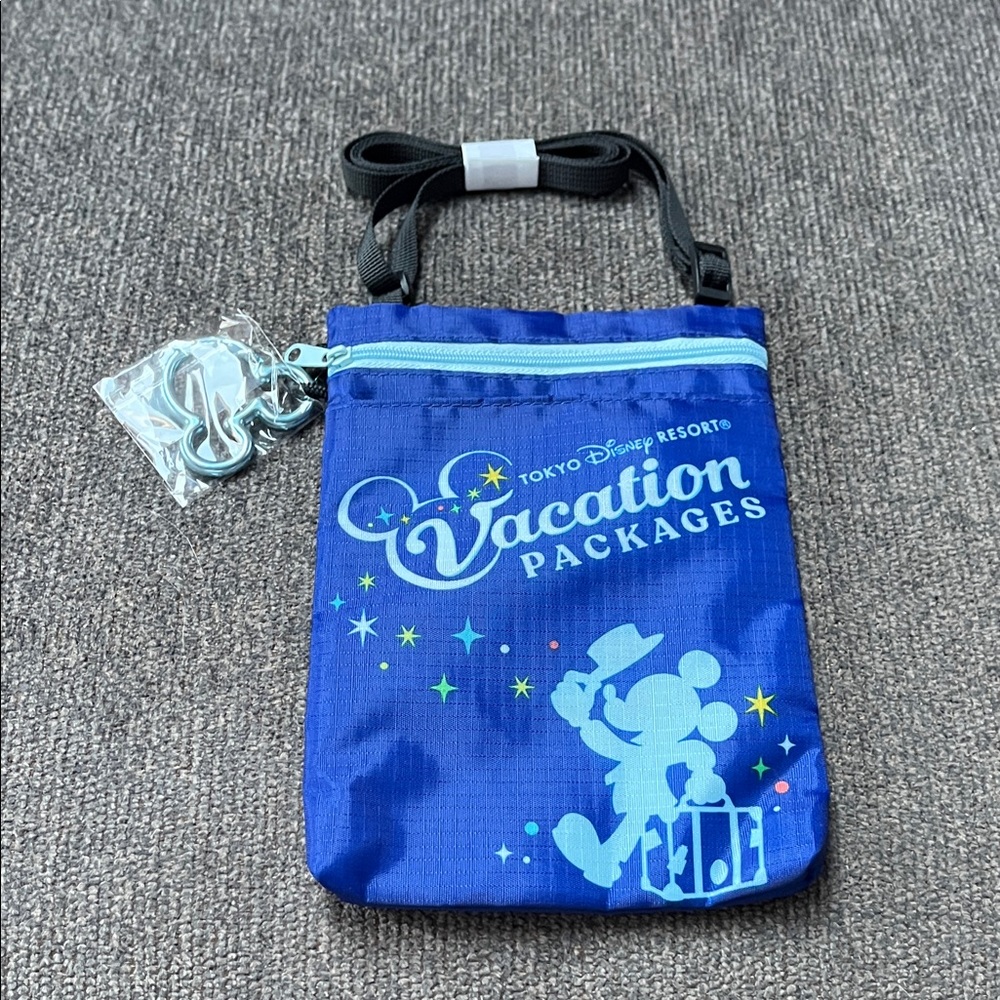 Tokyo Disney Resort Blue Crossbody Bag